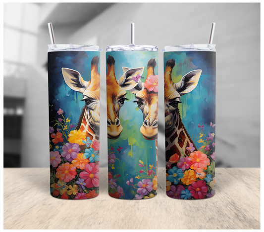 Two Giraffes Tumbler