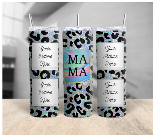Mama Leopard Custom Tumbler