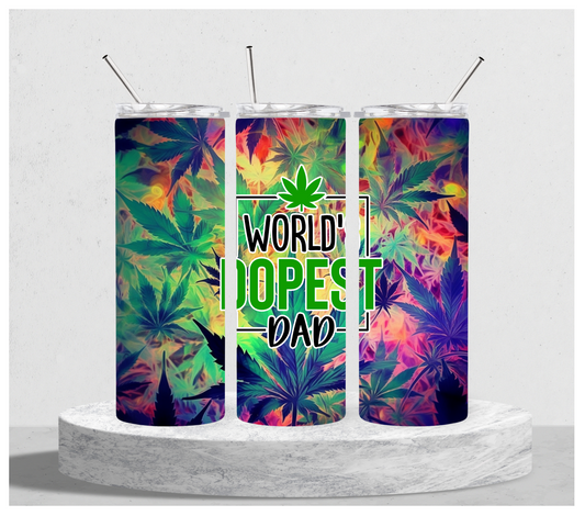 World's Dopest Dad Tumbler