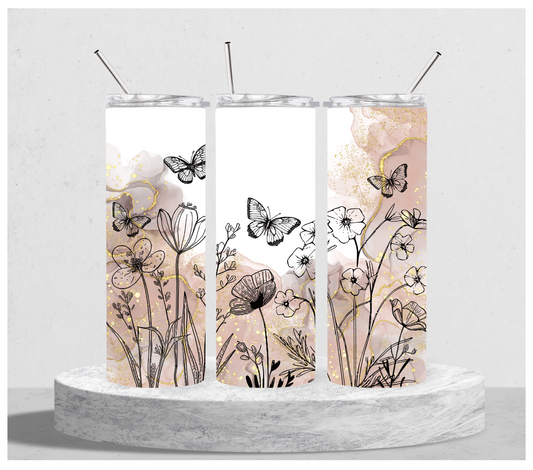 Boho Butterfly Tumbler
