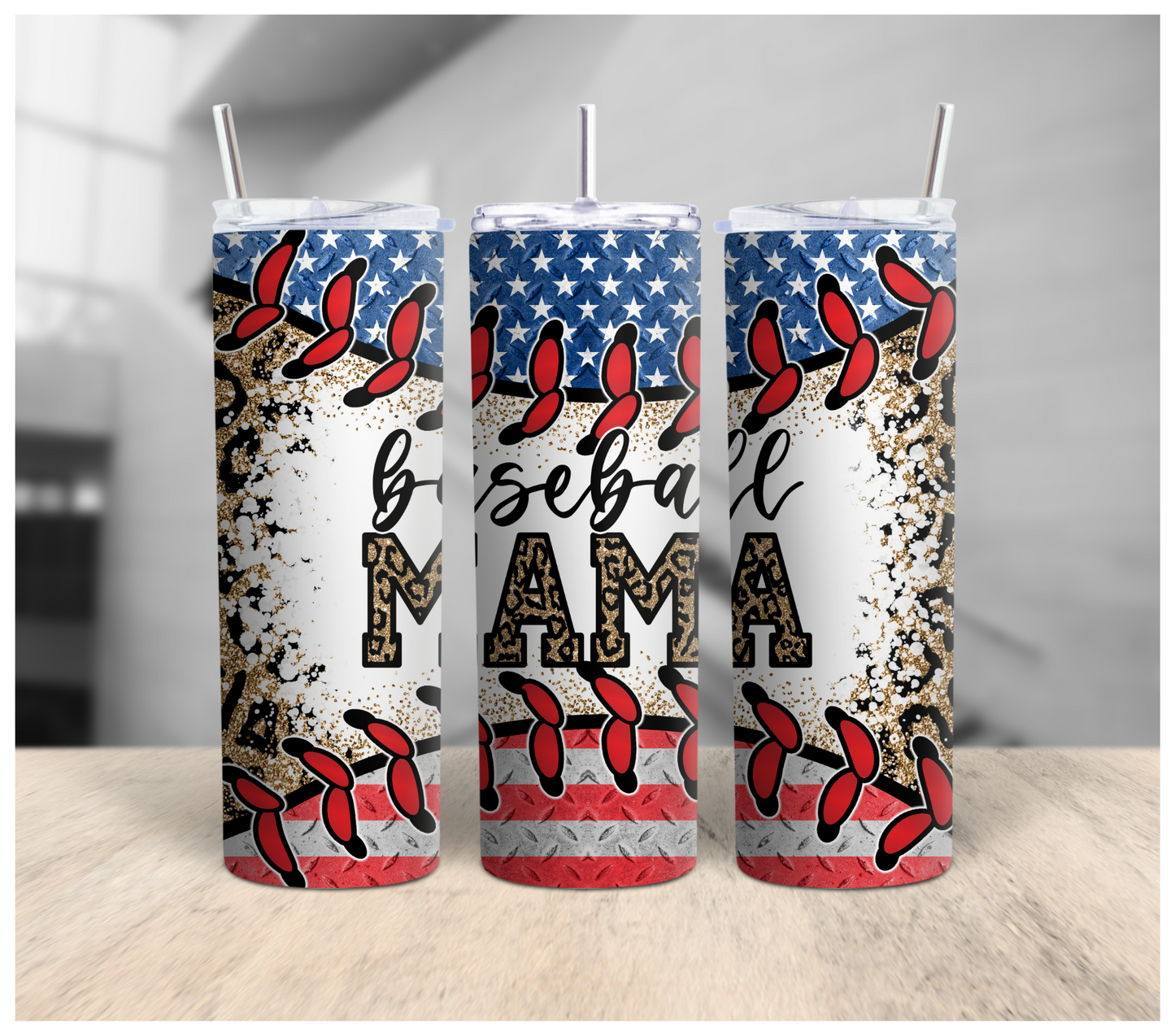 Baseball Mama Tumbler