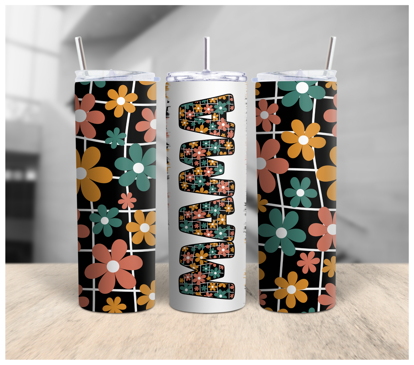 Mama Flower Tumbler