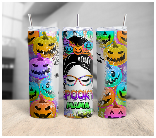 Spooky Mama Pumpkin Tumbler