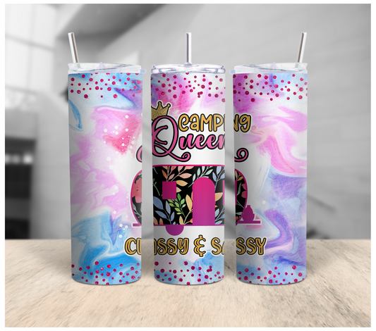 Camping Queen Classy & Sassy Tumbler