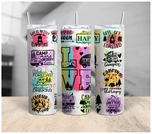 I Love Camping Tumbler