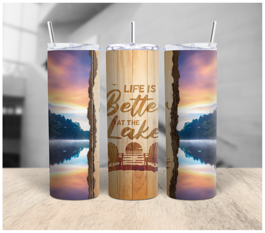 Life is Better at the Lake Tumbler