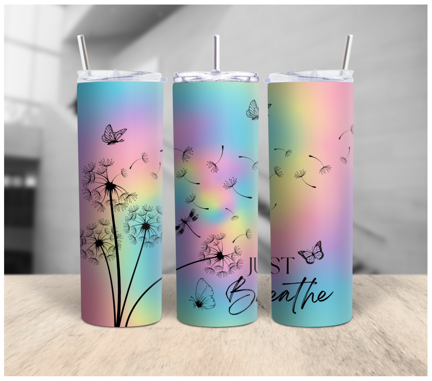 Just Breathe Tumbler