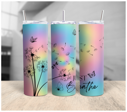 Just Breathe Tumbler